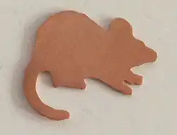 Mouse copper shape