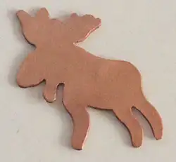 Moose copper shape