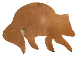 Racoon copper shape