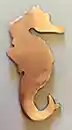 seahorse copper shape