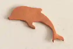 small dolphin copper shape