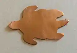 turtle copper shape