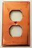 Standard single outlet switchplate