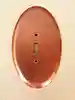 Oval toggle switchPlate