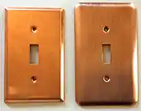 Comparison of standard and custom switchplate size